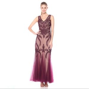 Women’s V Neck Mermaid Formal Dress